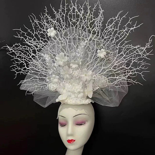 Verdant Verve: A Botanical Headpiece