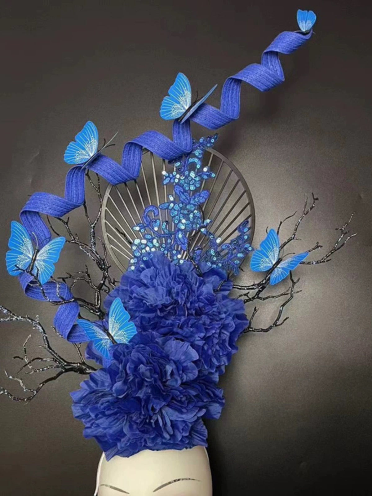 Enchanted Butterfly Garden Fantasy Headpiece