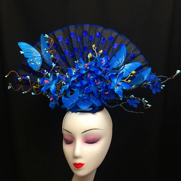 Enchanted Butterfly Garden Fantasy Headpiece